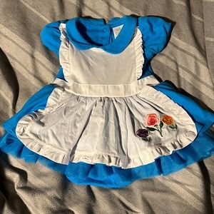 Alice in wonderland dress onesie